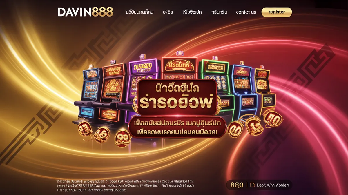 Davin888 เว็บสล็อตออนไลน์อันดับ 1 ในประเทศไทย